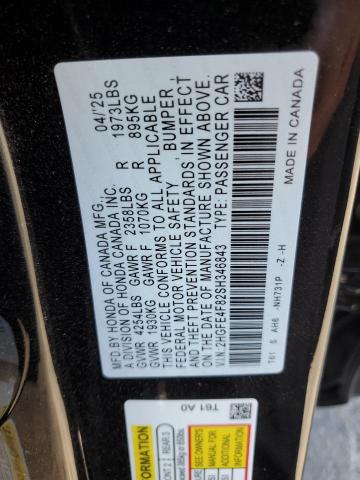 2025 HONDA CIVIC SPORT #3297034506