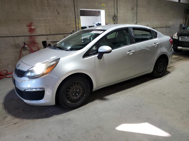 KIA RIO LX 2016 silver sedan 4d gas KNADM4A38G6576686 photo #1