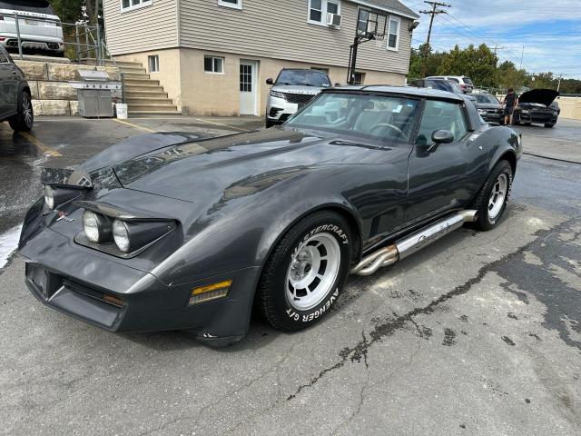 CHEVROLET CORVETTE 1981 black coupe gas 1G1AY8768BS413337 photo #1