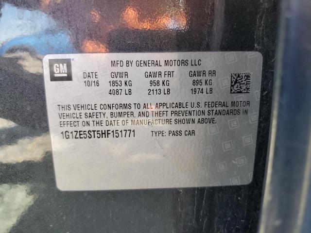 2017 CHEVROLET MALIBU LT 1G1ZE5ST5HF151771