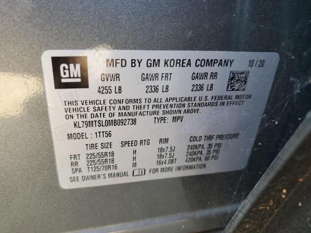 2021 CHEVROLET TRAILBLAZE #3297954783