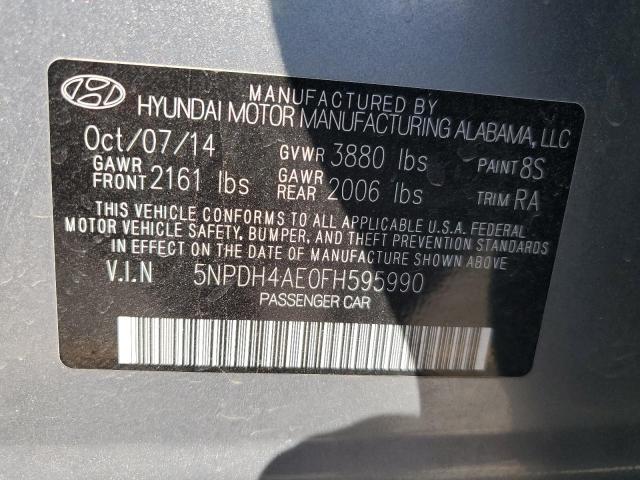 2015 HYUNDAI ELANTRA SE - 5NPDH4AE0FH595990
