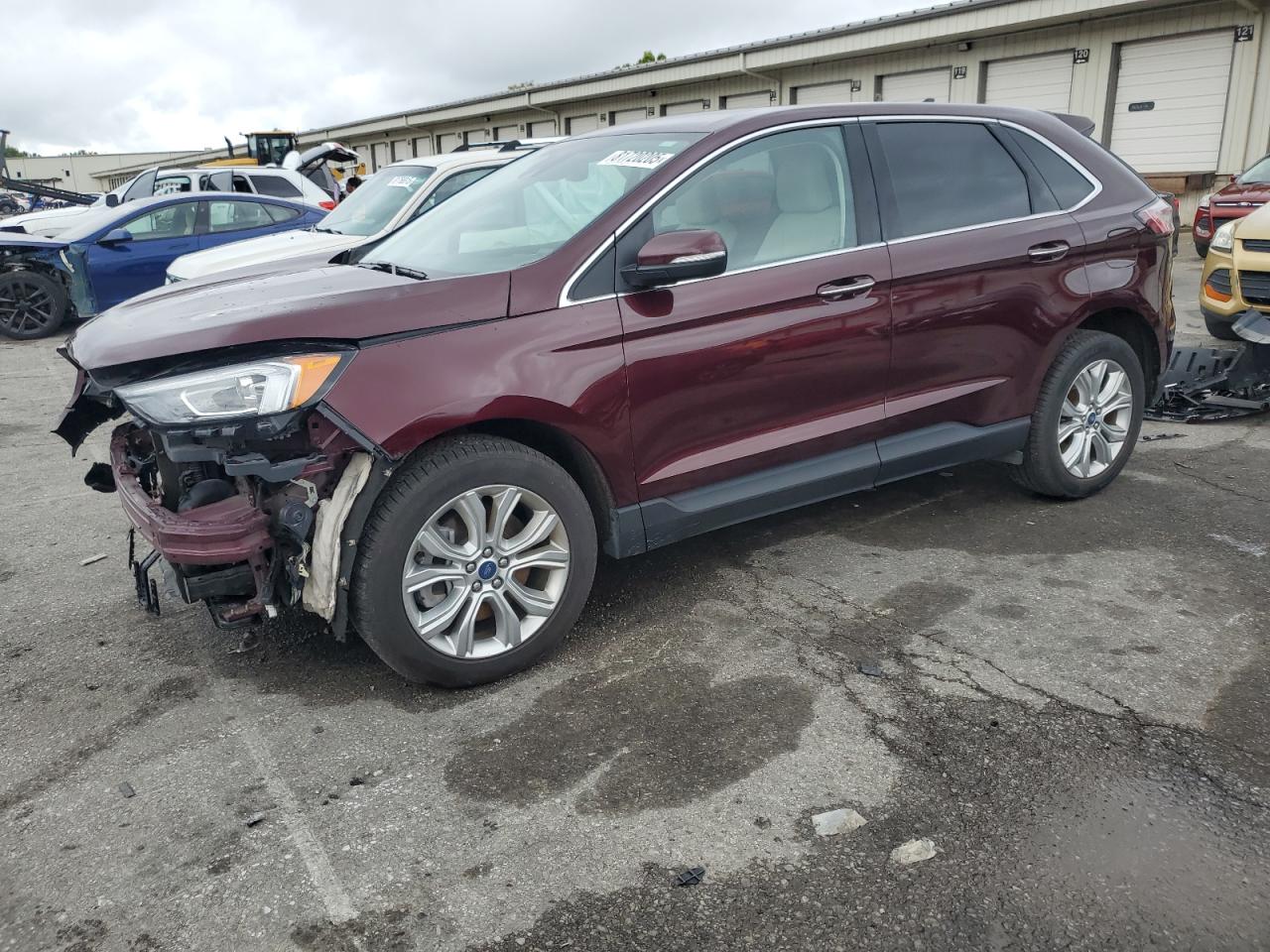 Lot #3264634915 2021 FORD EDGE TITANIUM