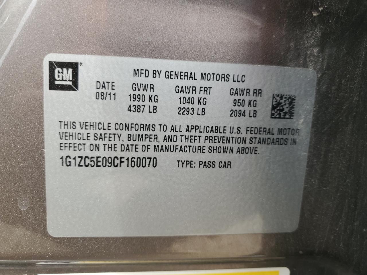 CHEVROLET MALIBU 1LT