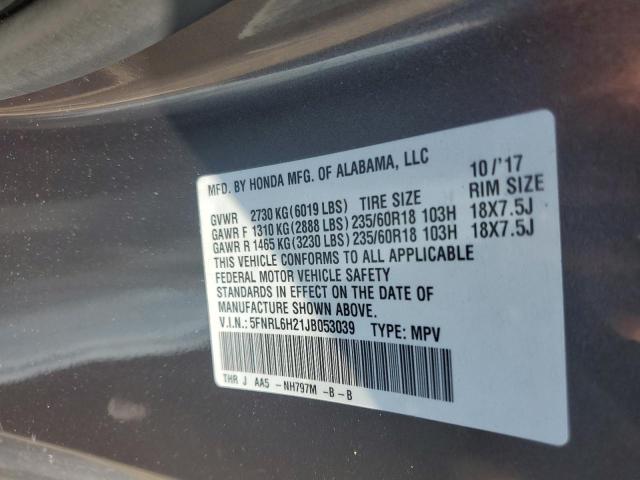 2018 HONDA ODYSSEY LX 5FNRL6H21JB053039