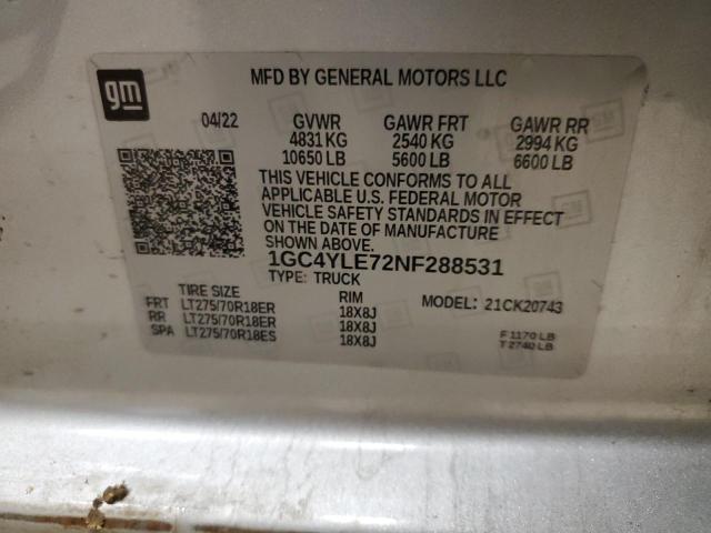 2022 CHEVROLET SILVERADO #3235802800