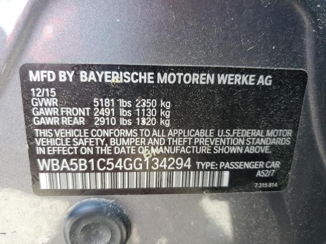 2016 BMW 535 I WBA5B1C54GG134294