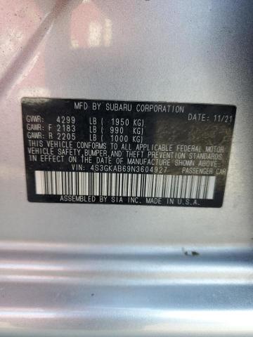 2022 SUBARU IMPREZA 4S3GKAB69N3604927