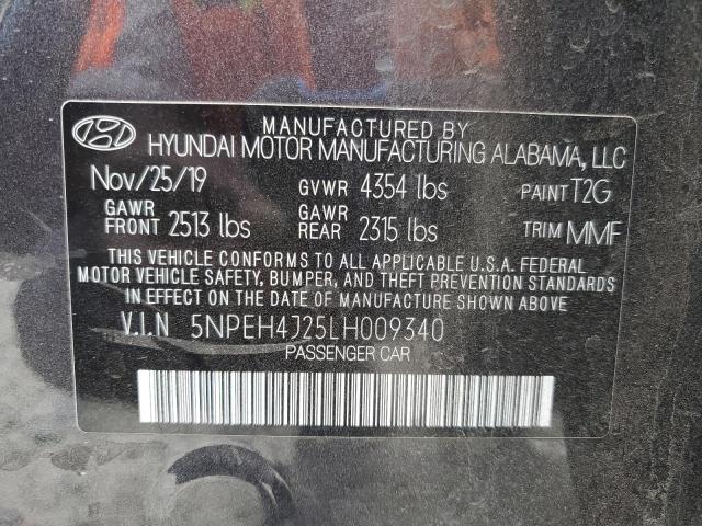 2020 HYUNDAI SONATA LIM 5NPEH4J25LH009340