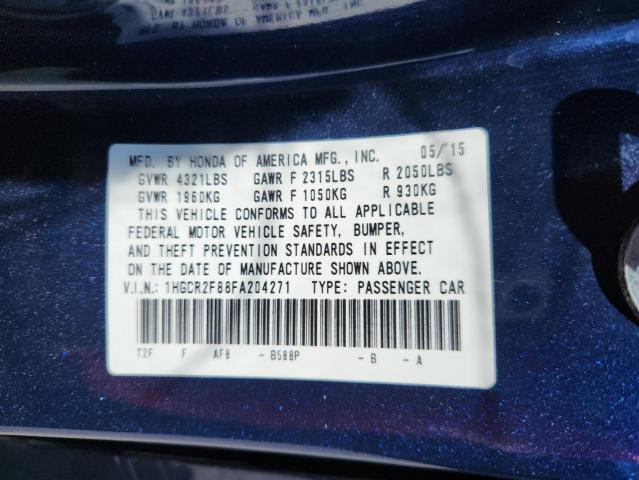 2015 HONDA ACCORD EXL 1HGCR2F88FA204271