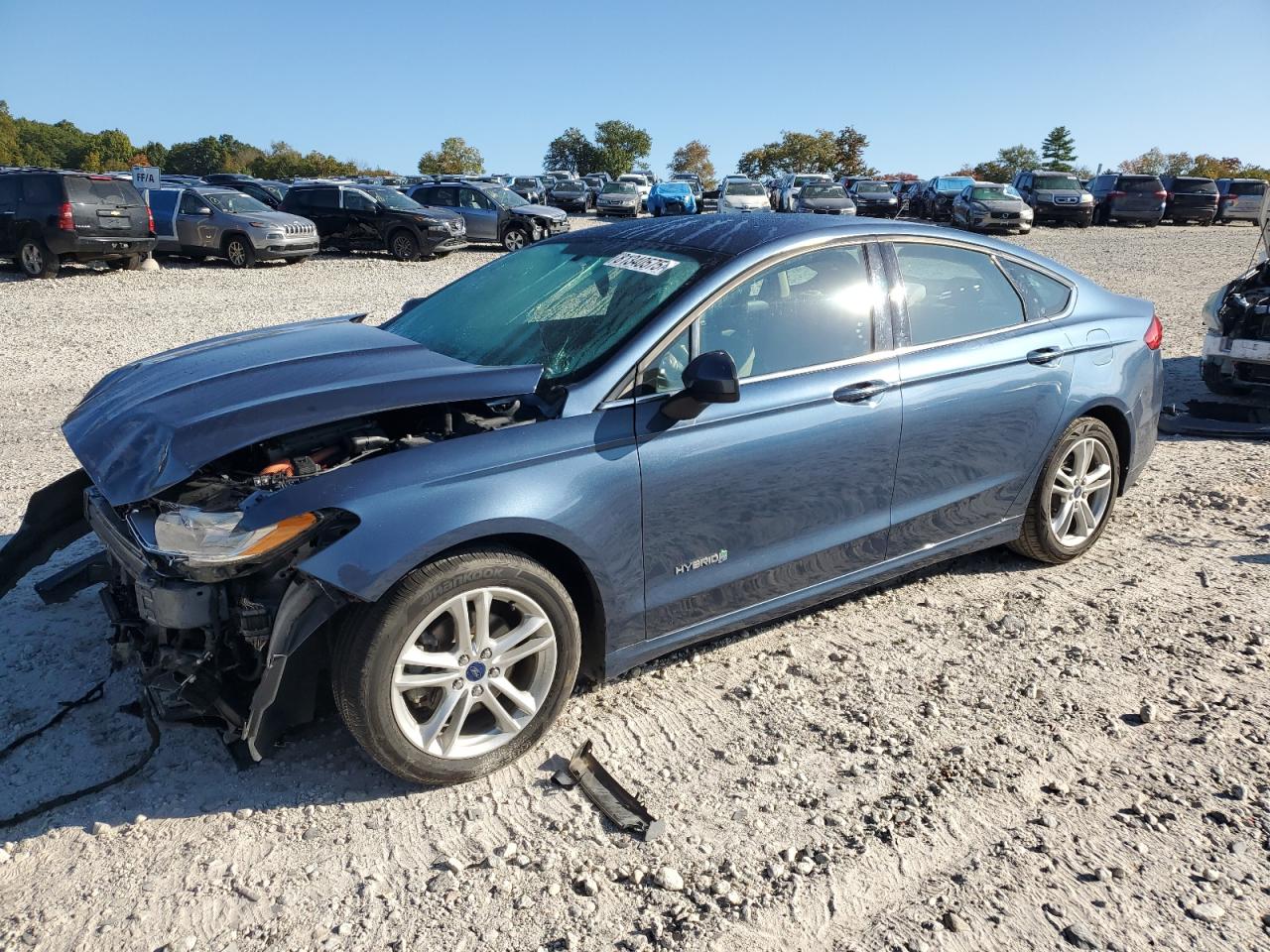 Lot #3290287248 2018 FORD FUSION S HYBRID