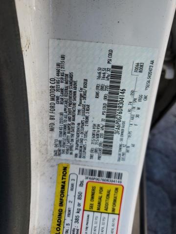 2013 FORD FUSION S - 3FA6P0G76DR304146