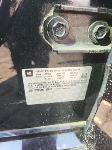 2017 CHEVROLET IMPALA LT - 2G1105S37H9123202