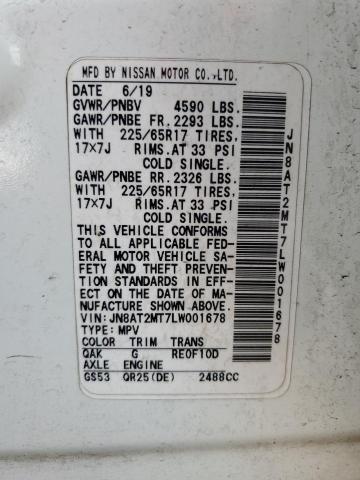 2020 NISSAN ROGUE S JN8AT2MT7LW001678