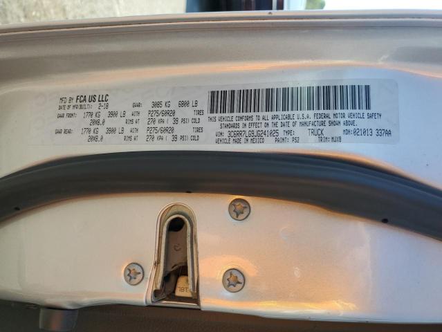 2018 RAM 1500 SLT - 3C6RR7LG9JG241025