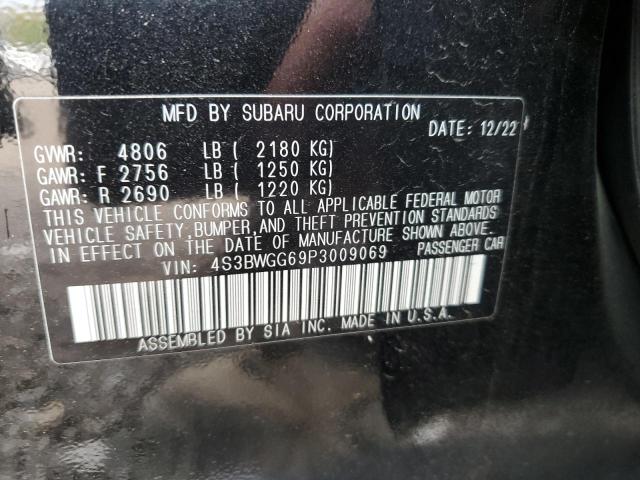 2023 SUBARU LEGACY SPO 4S3BWGG69P3009069