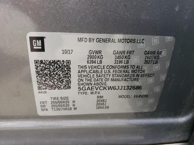 2018 BUICK ENCLAVE AV 5GAEVCKW6JJ132686