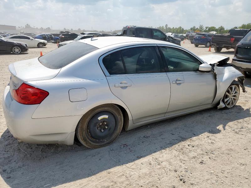 INFI G37 BASE 2009 silver  gas JNKCV61E49M014869 photo #4