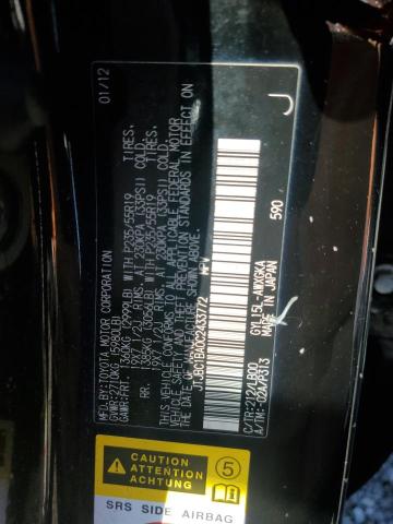 2012 LEXUS RX 450H - JTJBC1BA0C2433772