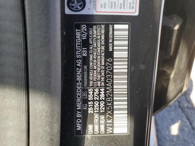 2021 MERCEDES-BENZ AMG GT 43 W1K7X5KB2MA037076