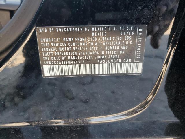 2015 VOLKSWAGEN JETTA BASE 3VW2K7AJ8FM425309