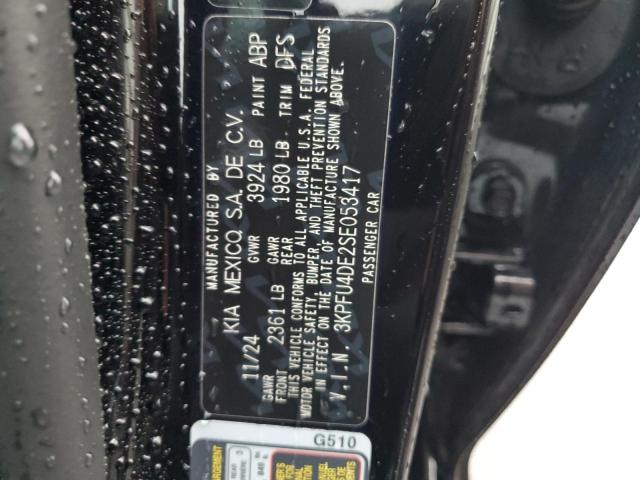 2025 KIA K4 EX 3KPFU4DE2SE053417