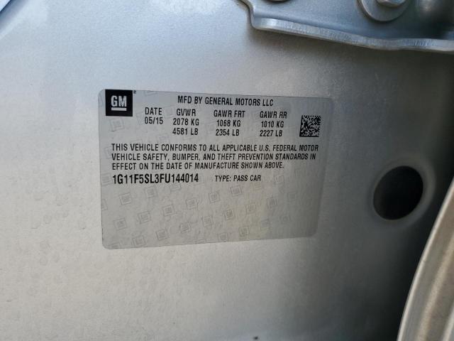 2015 CHEVROLET MALIBU LTZ 1G11F5SL3FU144014