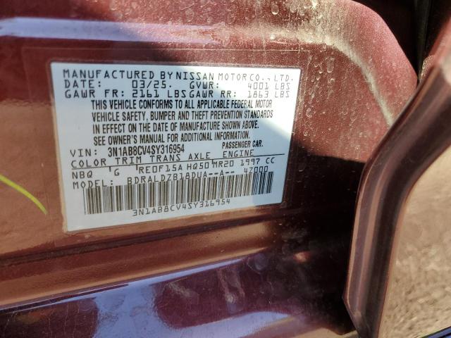 2025 NISSAN SENTRA SV - 3N1AB8CV4SY316954