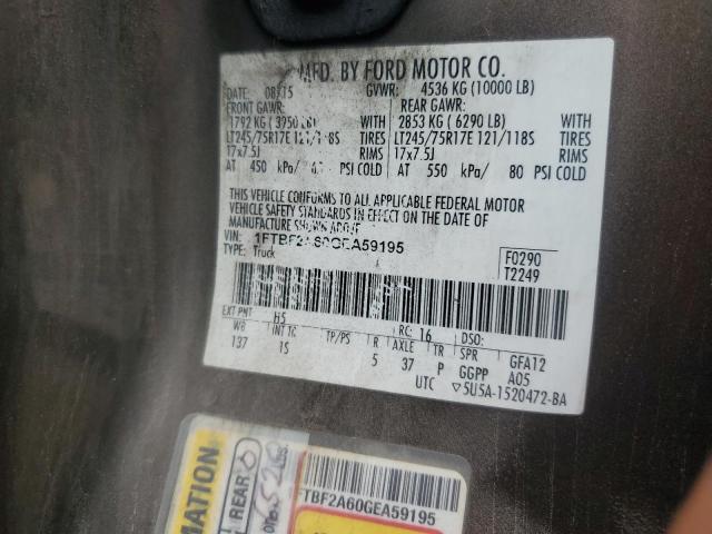 2016 FORD F250 SUPER 1FTBF2A60GEA59195