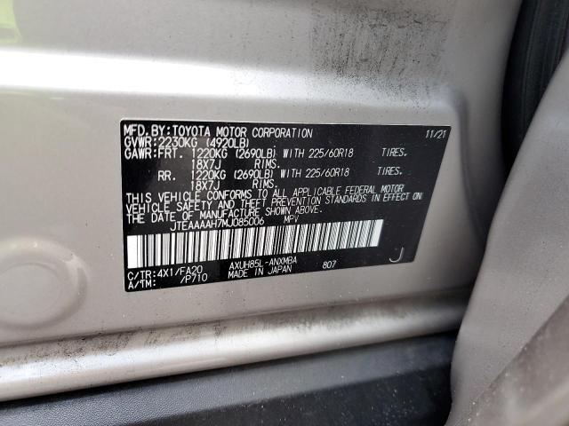 2021 TOYOTA VENZA LE - JTEAAAAH7MJ085006