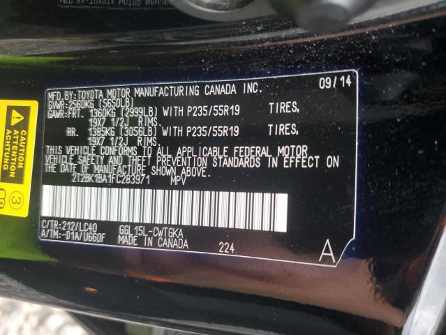 2015 LEXUS RX 350 BAS 2T2BK1BA1FC283971