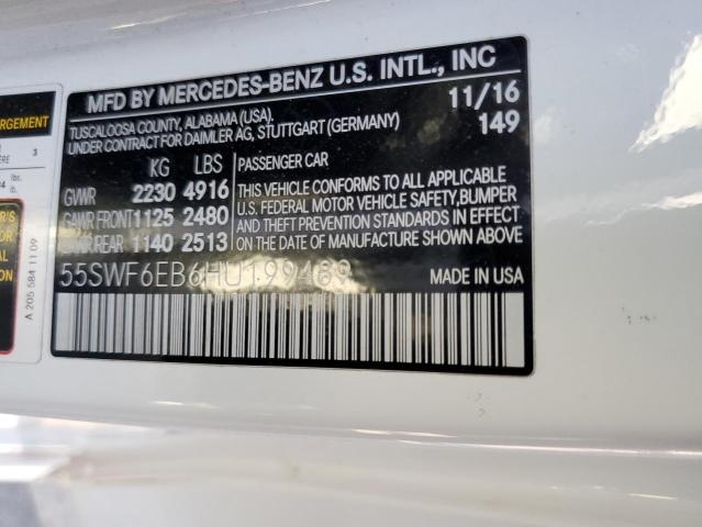 2017 MERCEDES-BENZ C 43 4MATI 55SWF6EB6HU199489