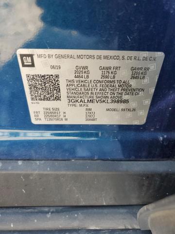 2019 GMC TERRAIN SL 3GKALMEV5KL398985