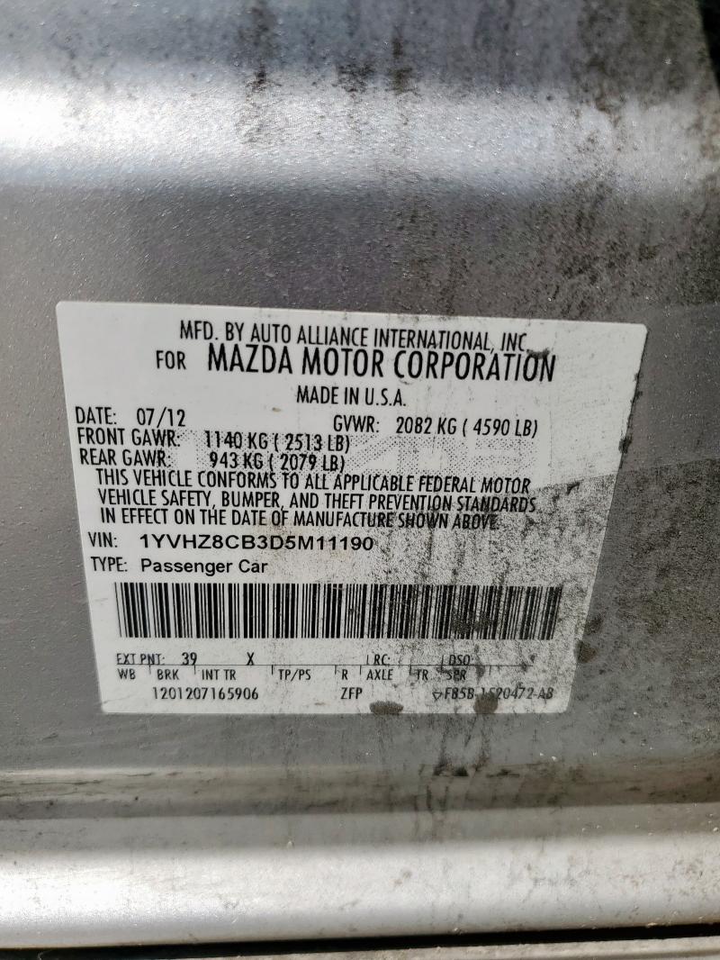 2013 MAZDA 6 GRAND TO - 1YVHZ8CB3D5M11190