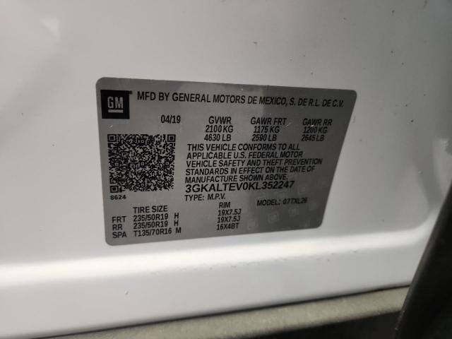 2019 GMC TERRAIN SL 3GKALTEV0KL352247