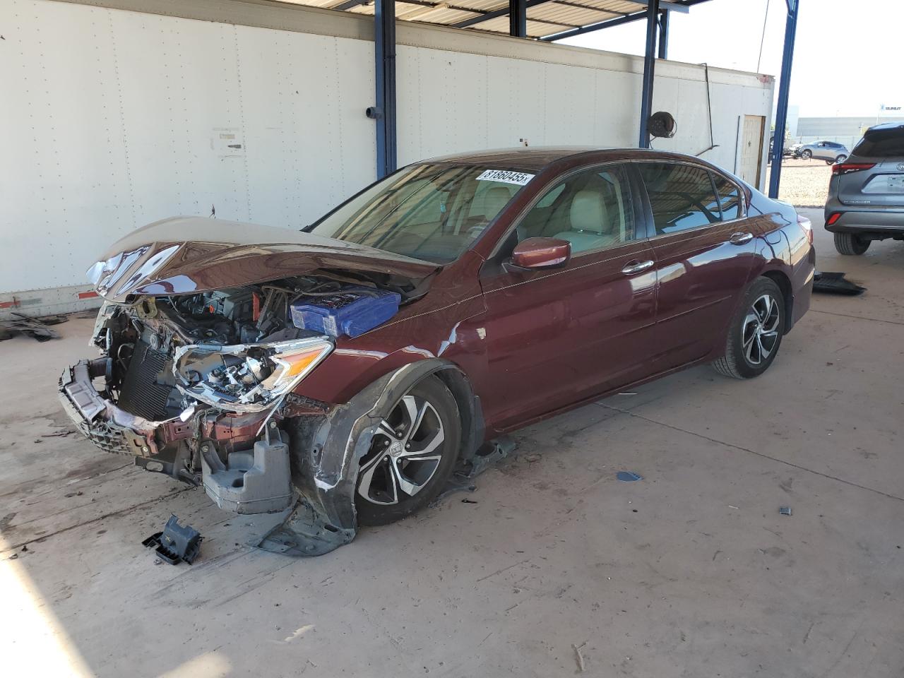 Lot #3309318994 2017 HONDA ACCORD LX