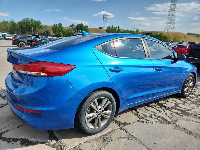 HYUNDAI ELANTRA SE 2018 blue  gas 5NPD84LF5JH301353 photo #4