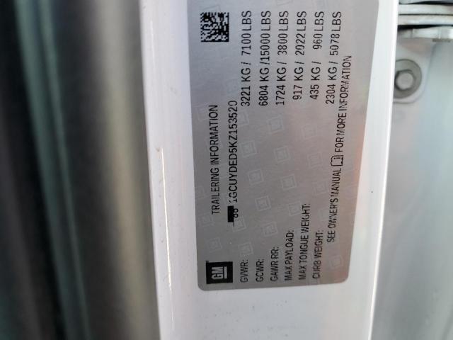 2019 CHEVROLET SILVERADO K1500 LT - 1GCUYDED5KZ153520