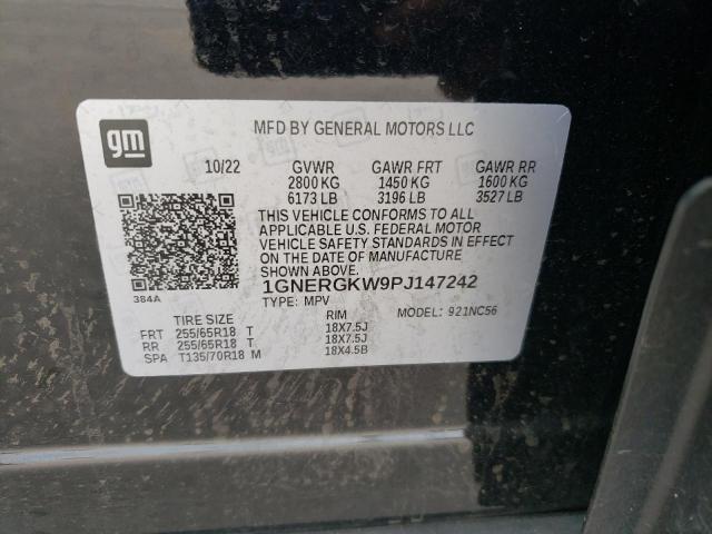 2023 CHEVROLET TRAVERSE LT 1GNERGKW9PJ147242