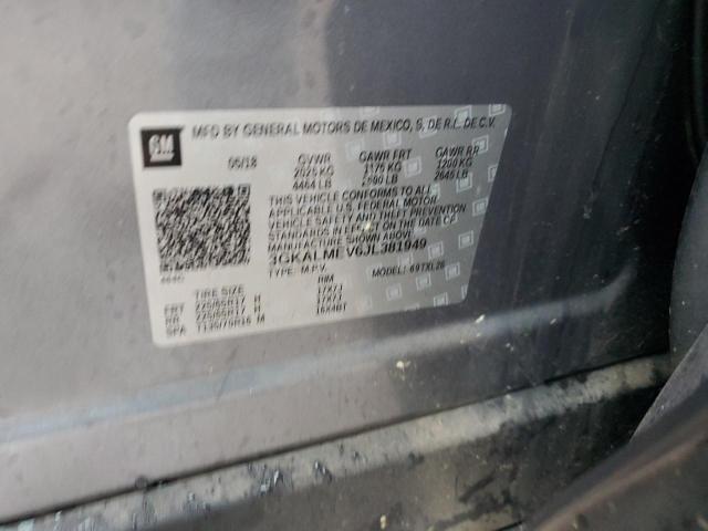 2018 GMC TERRAIN SL - 3GKALMEV6JL381949