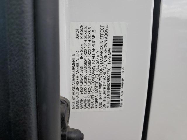 2024 HONDA PASSPORT E - 5FNYF8H52RB022709