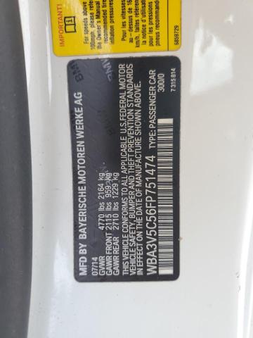 2015 BMW 428 I WBA3V5C56FP751474