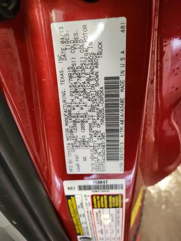 2013 TOYOTA TACOMA ACC - 5TFTX4CN4DX031305