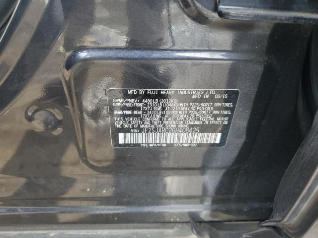 2016 SUBARU FORESTER 2.5I LIMITED JF2SJARC2GH408425