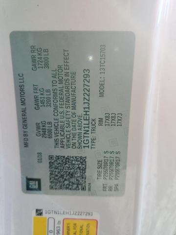 2018 GMC SIERRA C1500 1GTN1LEH1JZ227293