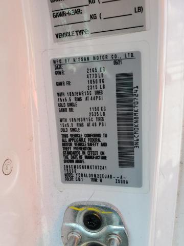 2021 NISSAN NV200 2.5S 3N6CM0KN8MK707241