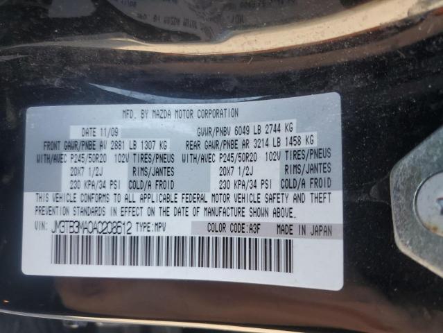 2010 MAZDA CX-9 - JM3TB3MA0A0208612