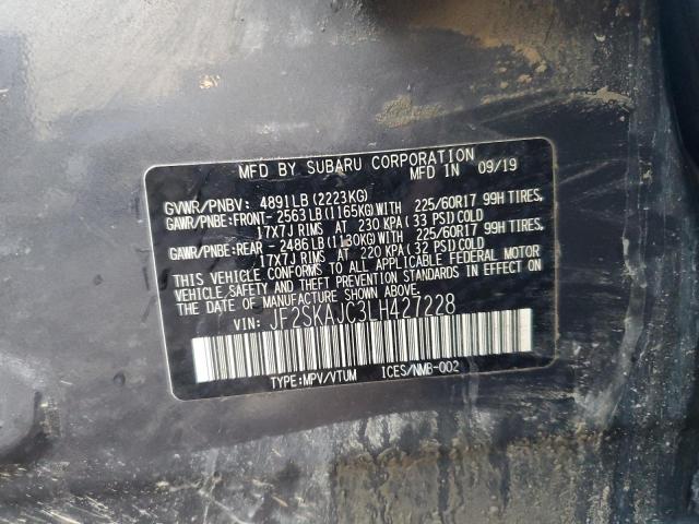 2020 SUBARU FORESTER P JF2SKAJC3LH427228