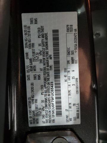 2015 FORD ESCAPE S 1FMCU0F79FUC65423