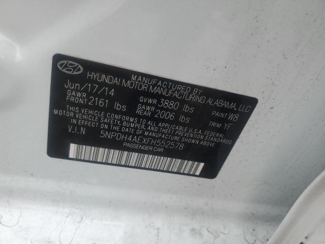 2015 HYUNDAI ELANTRA SE - 5NPDH4AEXFH552578